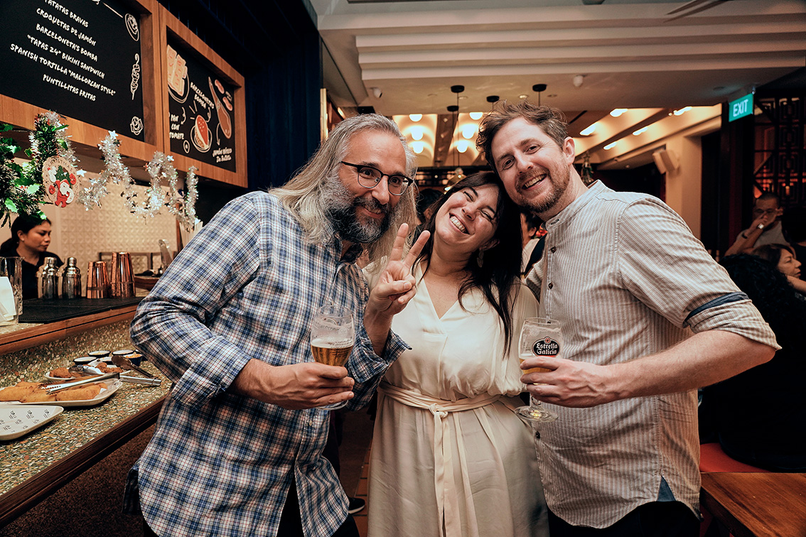 Good times: Sweetshop entertains Singapore friends