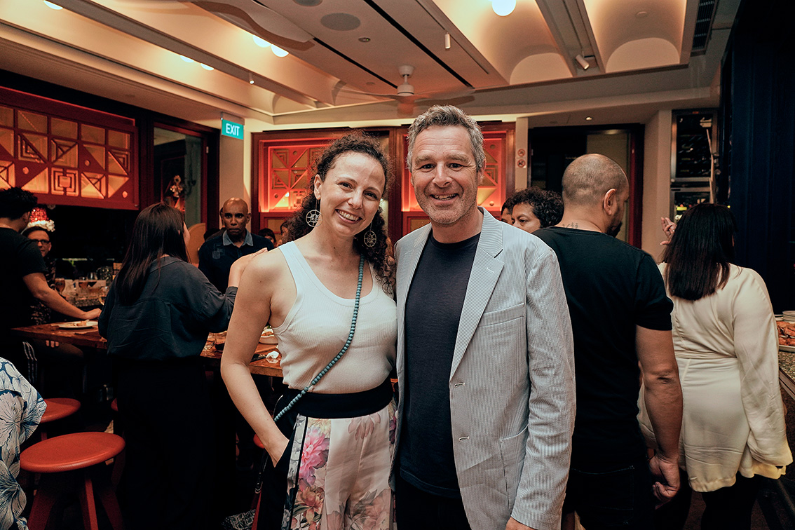 Good times: Sweetshop entertains Singapore friends