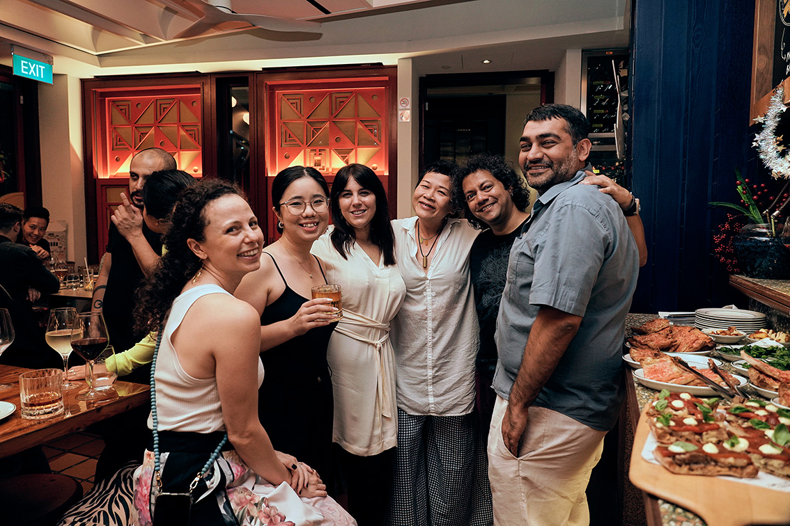 Good times: Sweetshop entertains Singapore friends