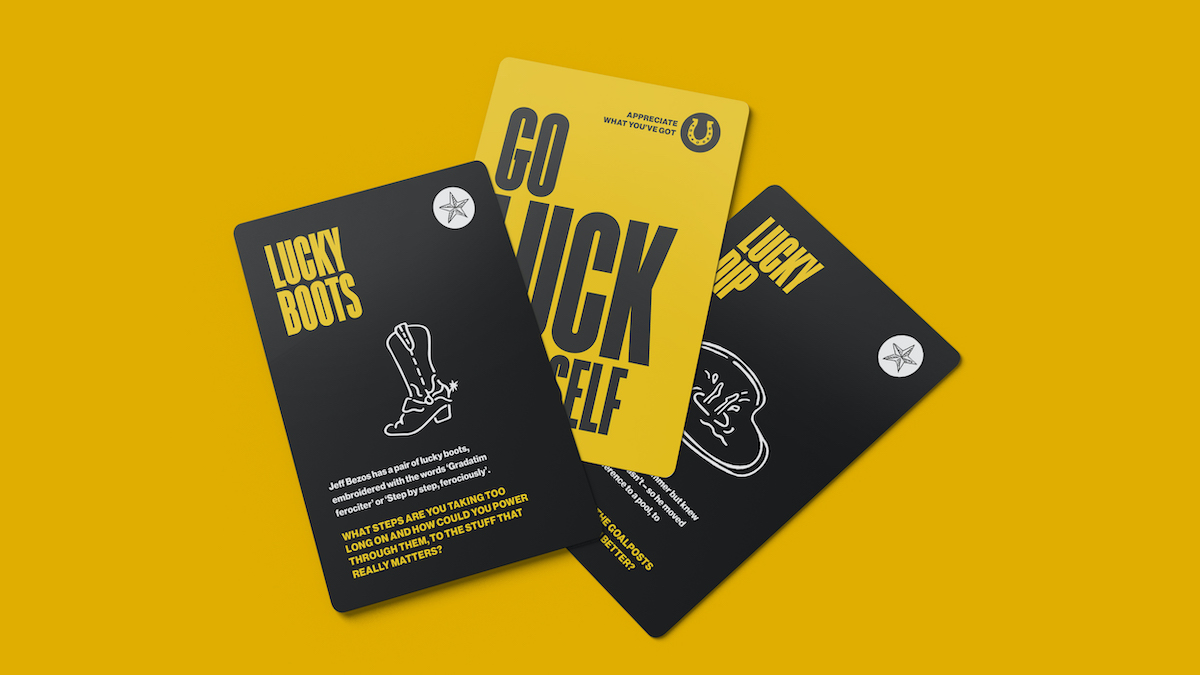 Lucky Generals launches lucky cards by founder Andy Nairn to get the creative juices flowing