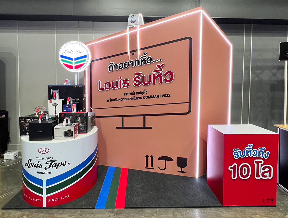 CJ WORX Bangkok takes to the streets to promote Louis Adhesive Carry Handles