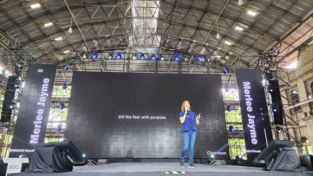 The Petronas KANCIL Festival 2022 kicks off with Merlee Jayme stressing the need to kill our fears for our creativity to thrive after tough years