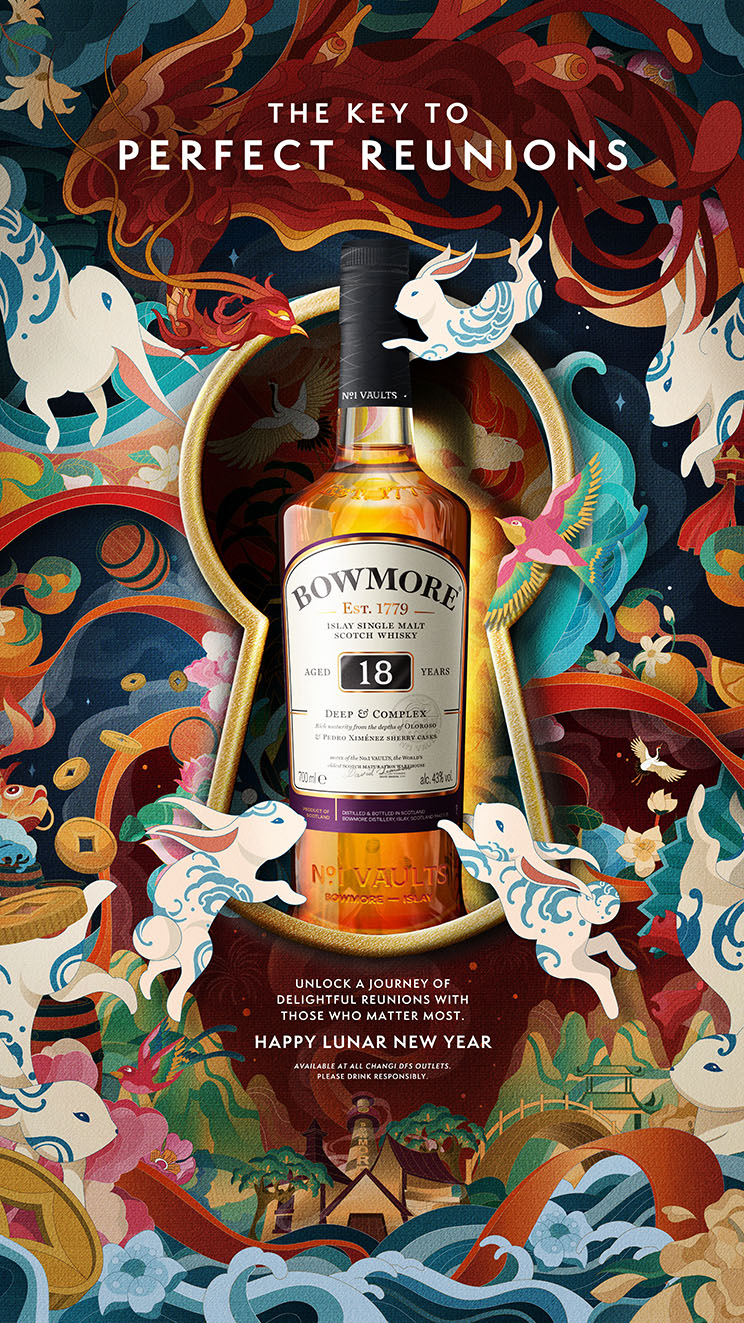 Leo Burnett Singapore and Beam Suntory invite you to follow the rabbit into the stunning world of Bowmore Islay Single Malt Scotch Whisky