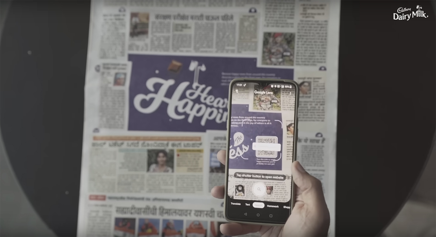 Cadbury Dairy Milk’s #HeartTheHappiness campaign via Ogilvy India allows people to unlock the happiest moments of 2022