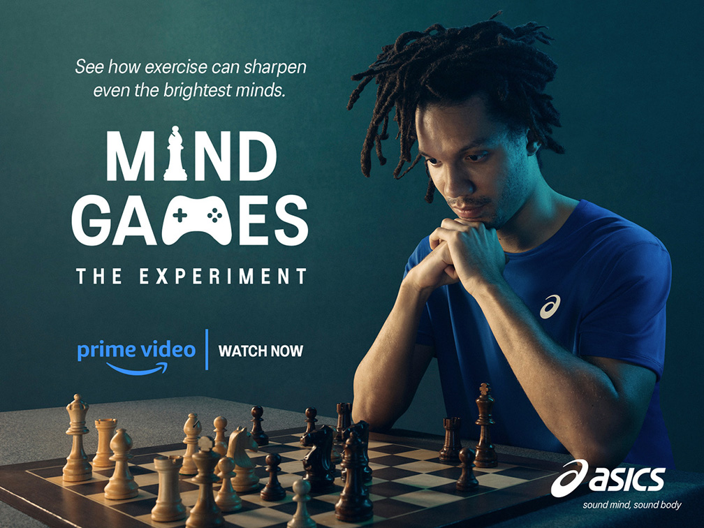 ASICS enlists inactive mind gamers in new global campaign streaming on Prime Video