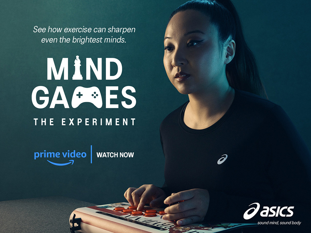 ASICS enlists inactive mind gamers in new global campaign streaming on Prime Video