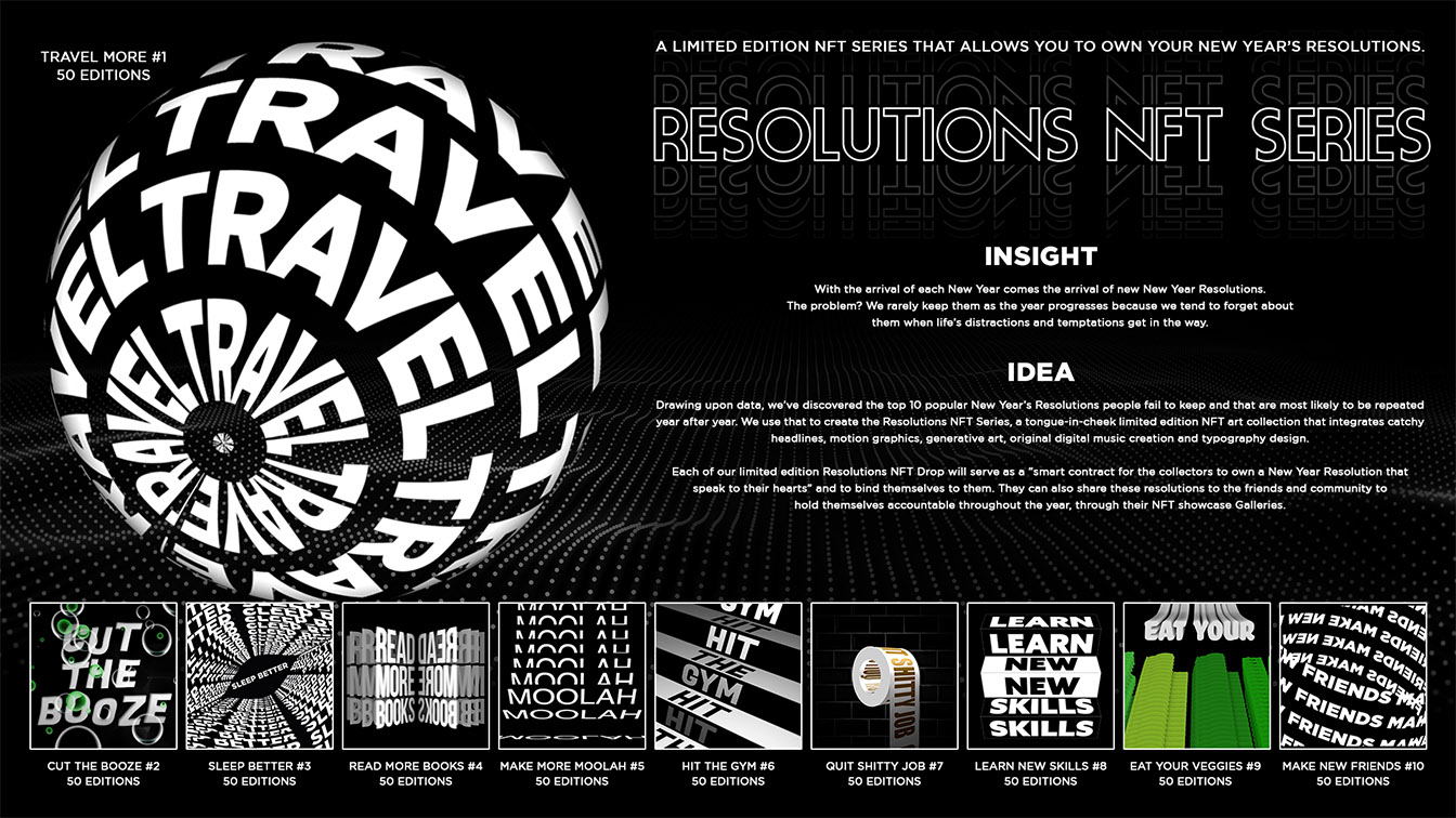Creators from Lion & Lion launch Resolutions NFT Series to help own your 2023 Resolutions
