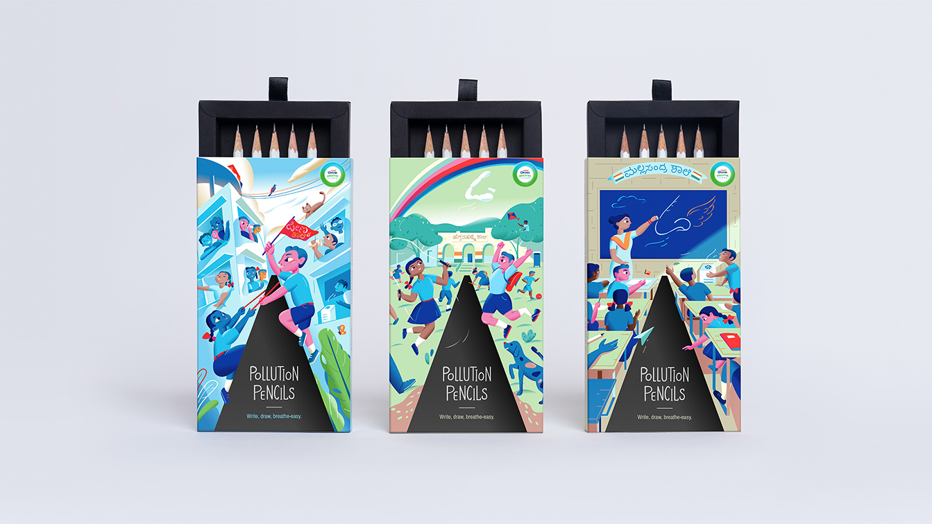 Otrivin helps India’s School Children Breathe Cleaner by Transforming Toxic Air into Pencils