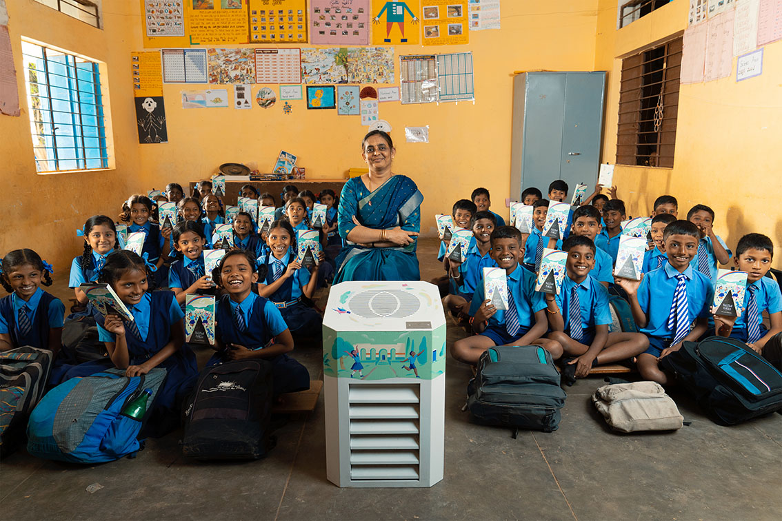 Otrivin helps India’s School Children Breathe Cleaner by Transforming Toxic Air into Pencils