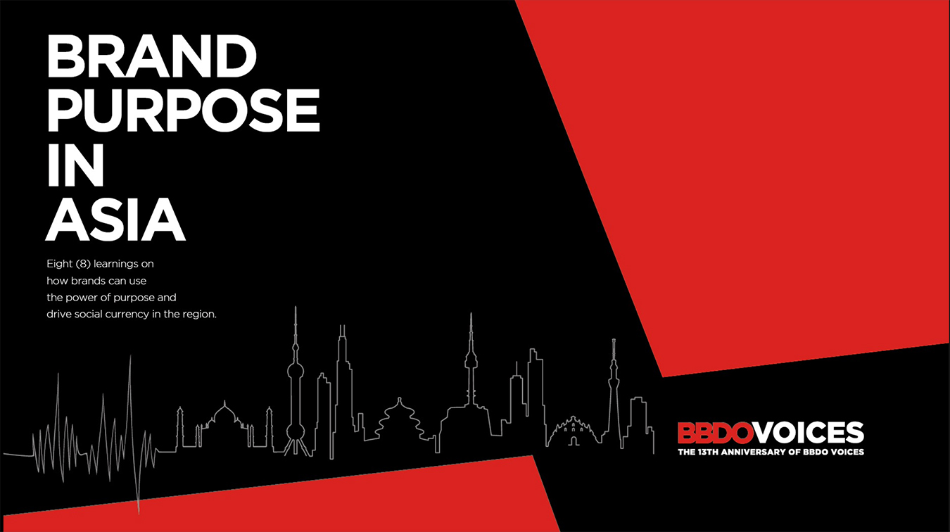 BBDO Asia report reveals how Asian consumers seek brand support to confront societal issues