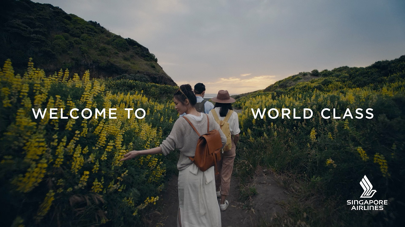 Singapore Airlines takes audience on a world class experience via new global brand campaign