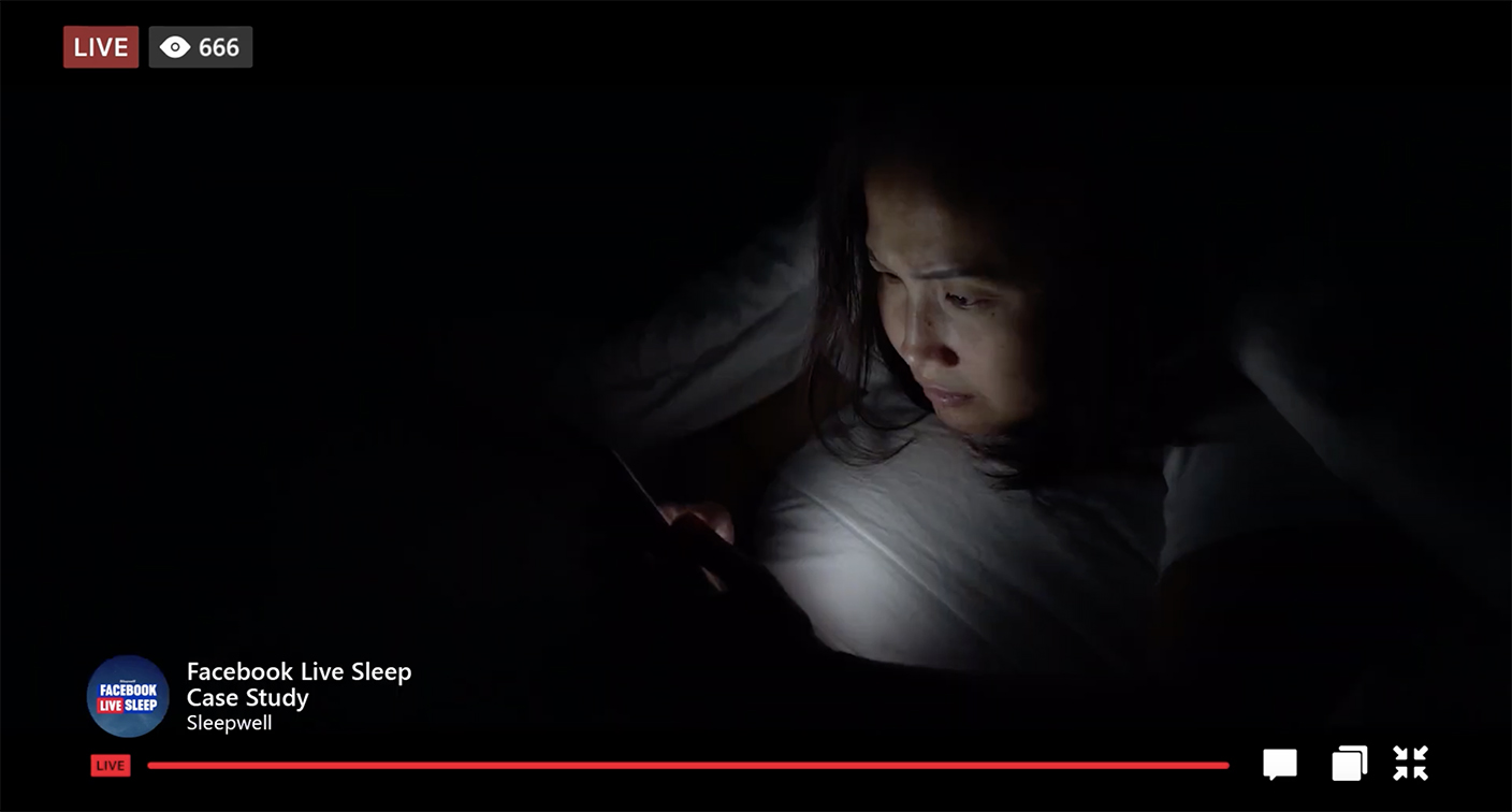 GIGIL Philippines launches Facebook live stunt with Filipino influencer PIPAY for Sleepwell
