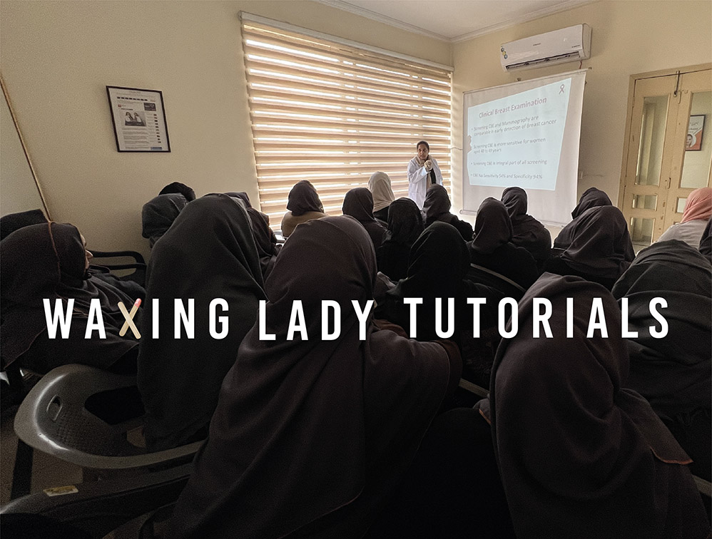 GharPar, Indus Hospital & IMPACT BBDO launch Waxing Lady Tutorials initiative, teaching women how to self-check for Breast Cancer