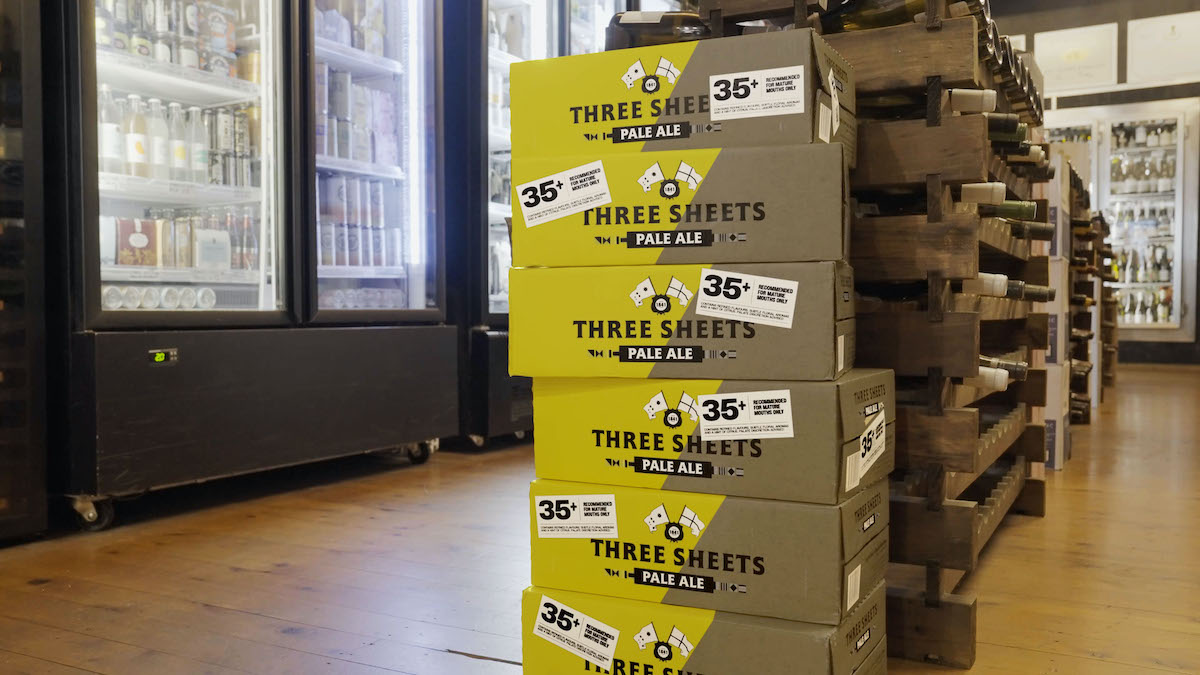 Seen+Noted: Lord Nelson Brewery raises the drinking age of Three Sheets Pale Ale to 35+