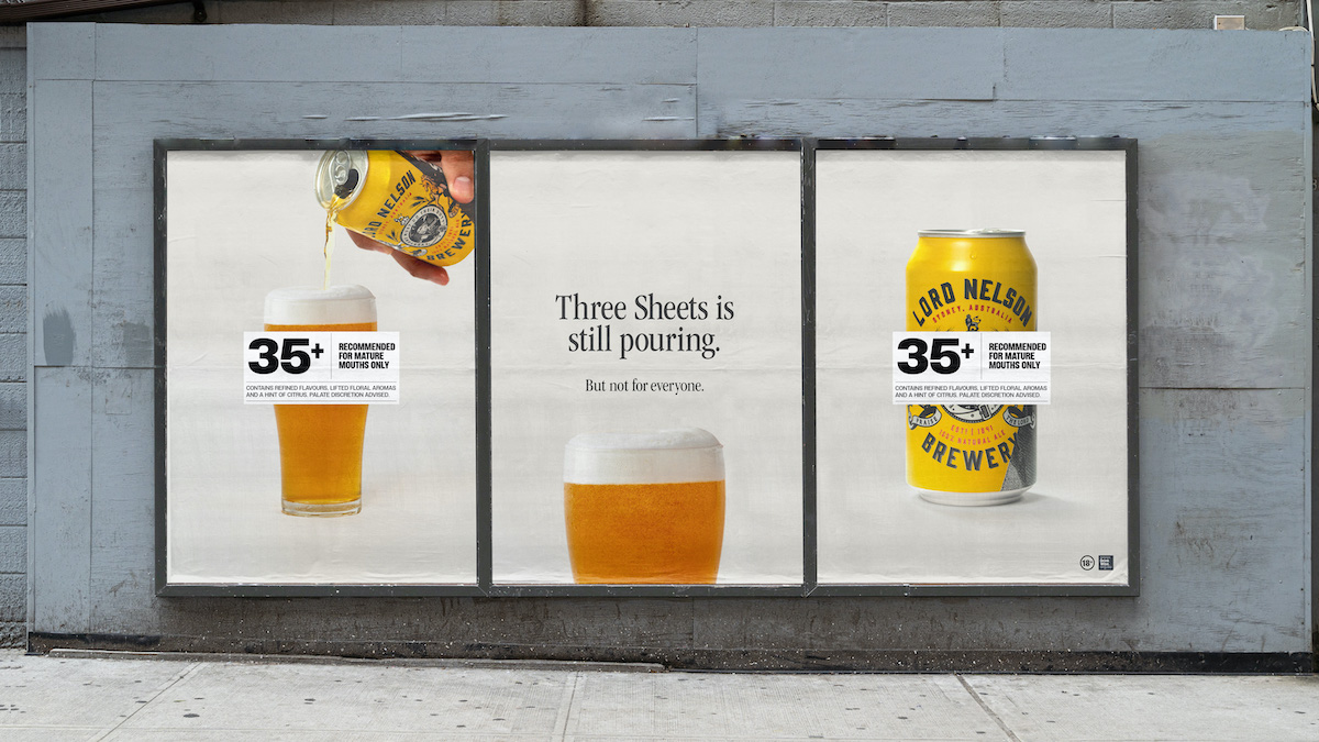 Seen+Noted: Lord Nelson Brewery raises the drinking age of Three Sheets Pale Ale to 35+