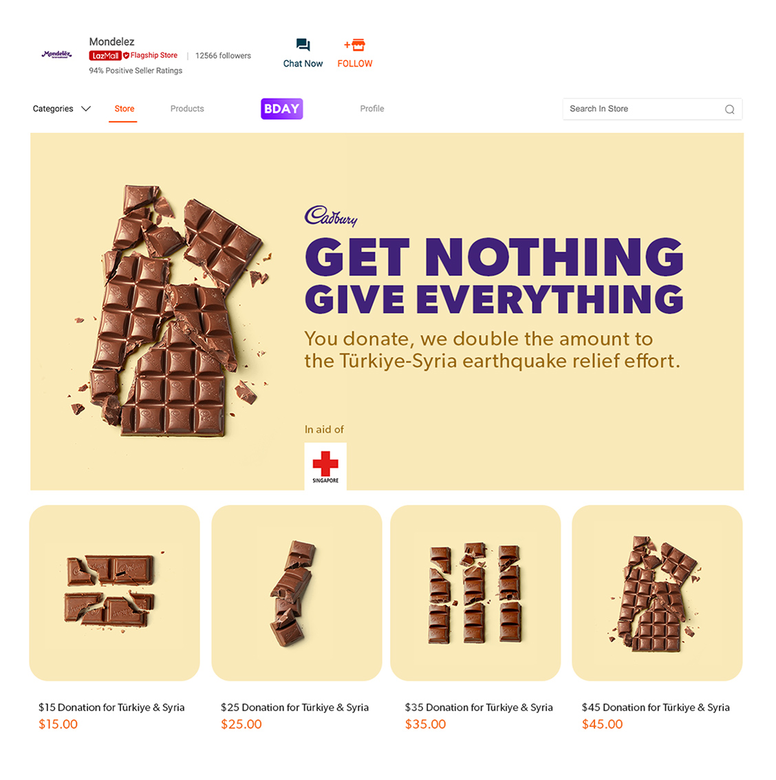 Ogilvy Singapore & Cadbury initiative encourages generosity in a place least expected: E-commerce