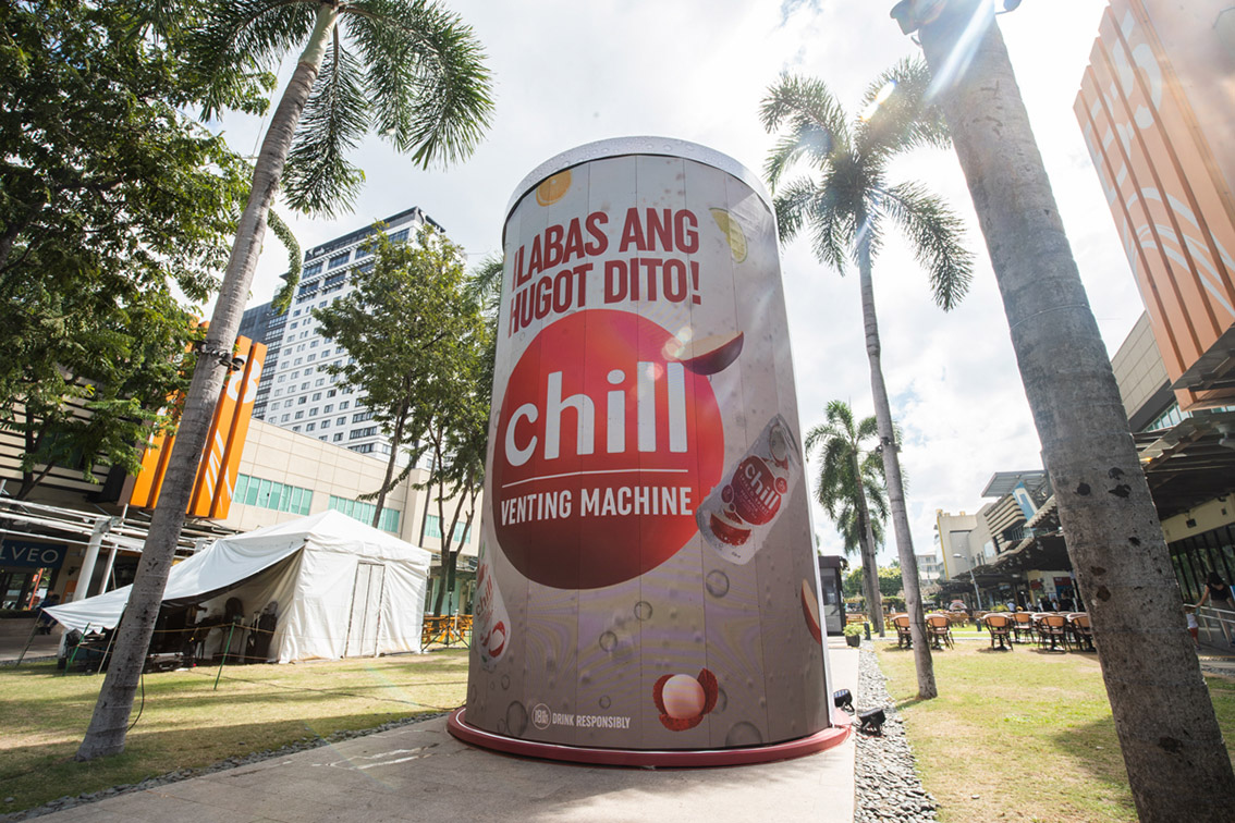 CHILL & BBDO Guerrero recently launched a machine allowing Filipinos to vent their frustrations surrounding Valentine’s Day