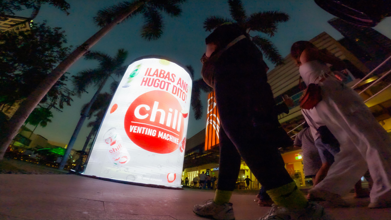 CHILL & BBDO Guerrero recently launched a machine allowing Filipinos to vent their frustrations surrounding Valentine’s Day
