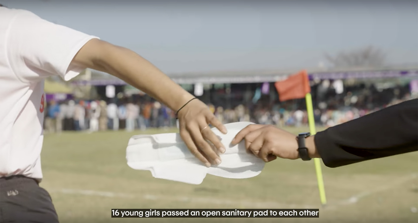 Kotex and Ogilvy India launch a unique relay race to normalize period conversations around India