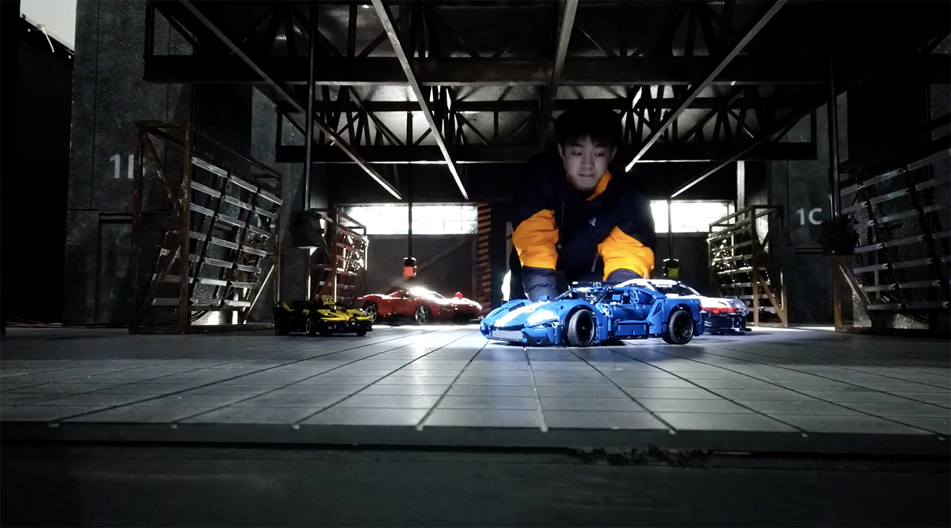 You’ll find every supercar at the LEGO Supercar Show via The LEGO Agency Shanghai