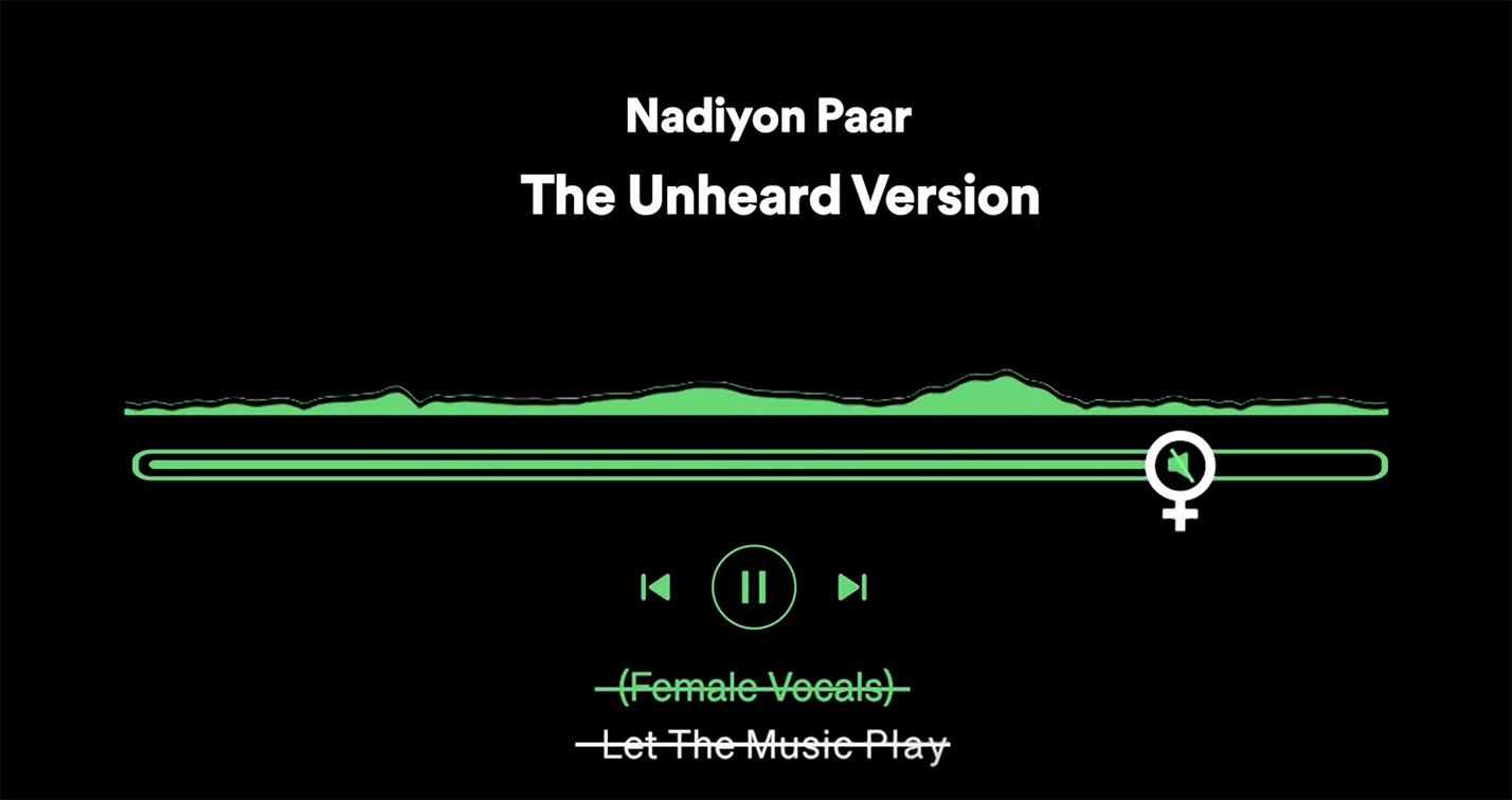 WondrLab India’s campaign for Spotify makes women’s voices heard by silencing them