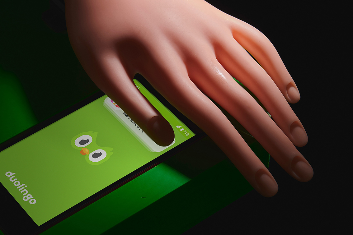 Duolingo + UltraSuperNew create device to save Gen Z from mindless scrolling on their phone