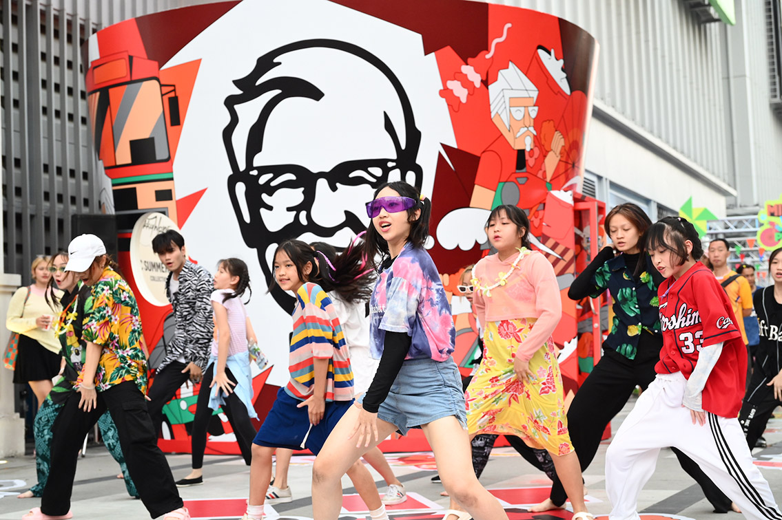 KFC spices up Songkran with a limited-edition TIKKYWOW pop art KFC bucket