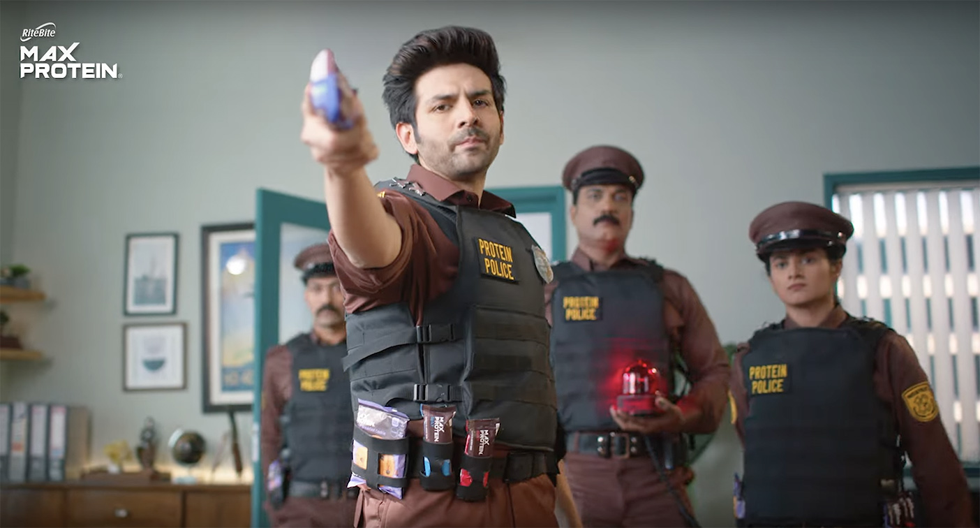Max Protein launches ‘Protein Police’ film featuring Bollywood star Kartik Aaryan