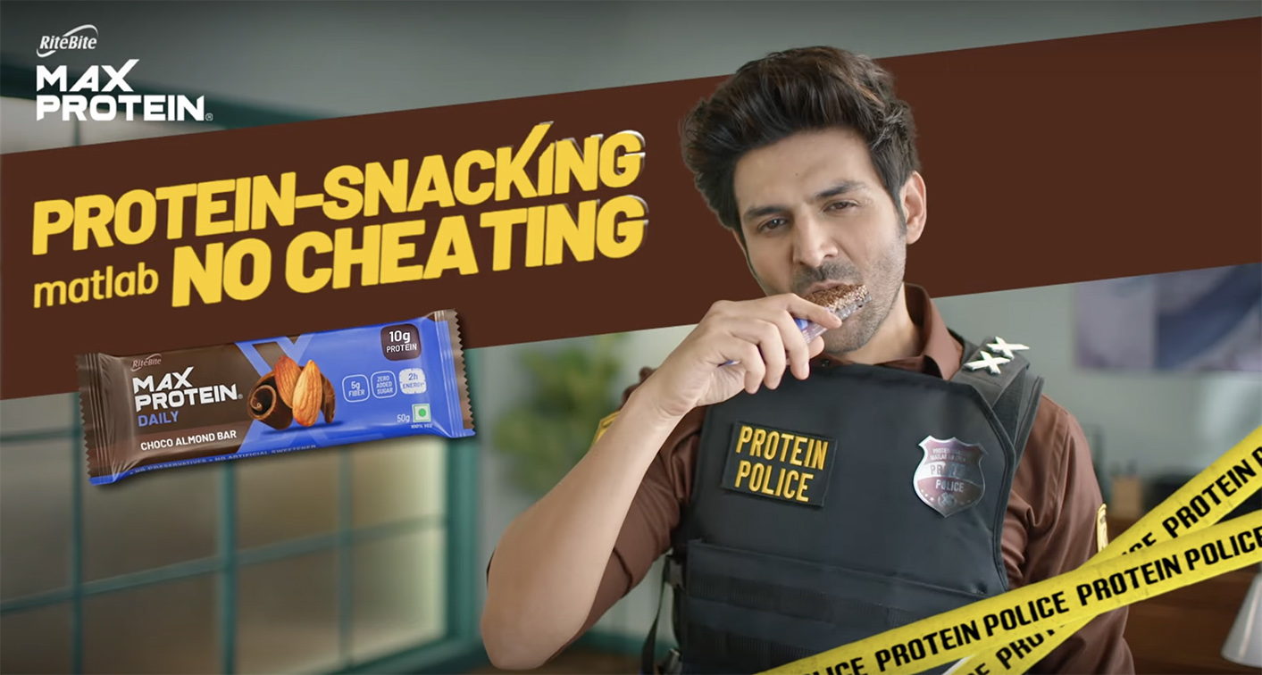 Max Protein launches ‘Protein Police’ film featuring Bollywood star Kartik Aaryan
