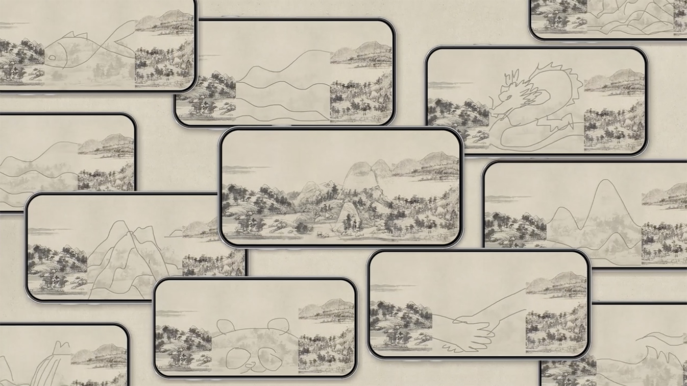 TOPic & Loong China reunited two separated scrolls via A Peace-Connecting Painting campaign