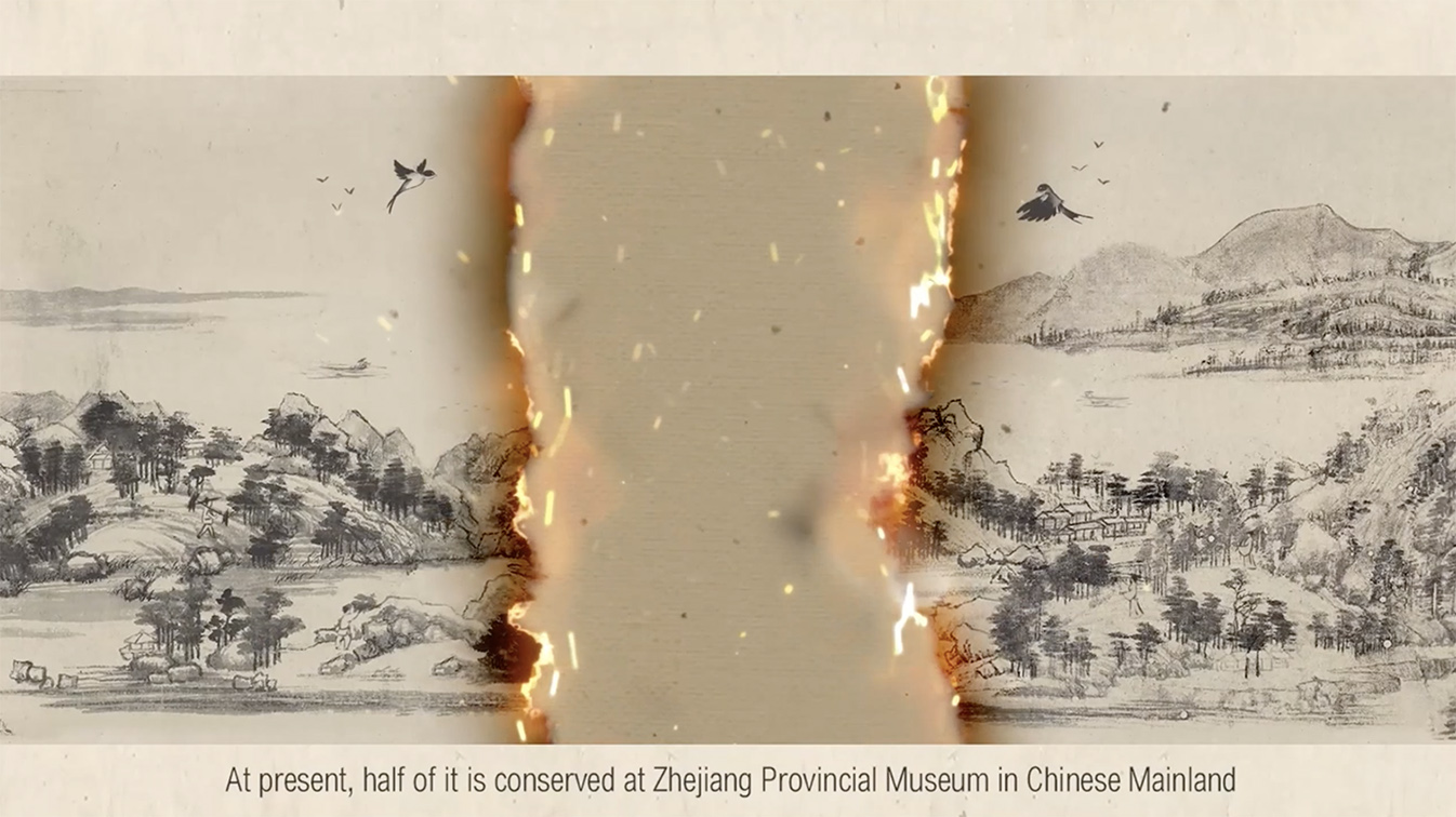 TOPic & Loong China reunited two separated scrolls via A Peace-Connecting Painting campaign
