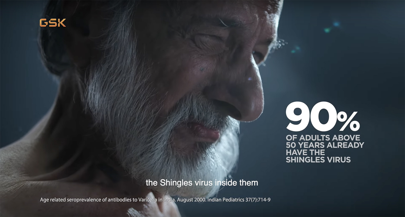 Lowe Lintas India and GSK partner with Amitabh Bachchan for shingles awareness and prevention