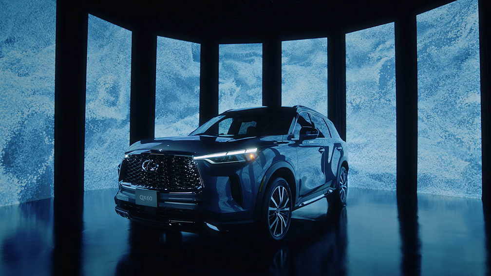 INFINITI artfully brings inimitable pigment to life in an immersive digital experience
