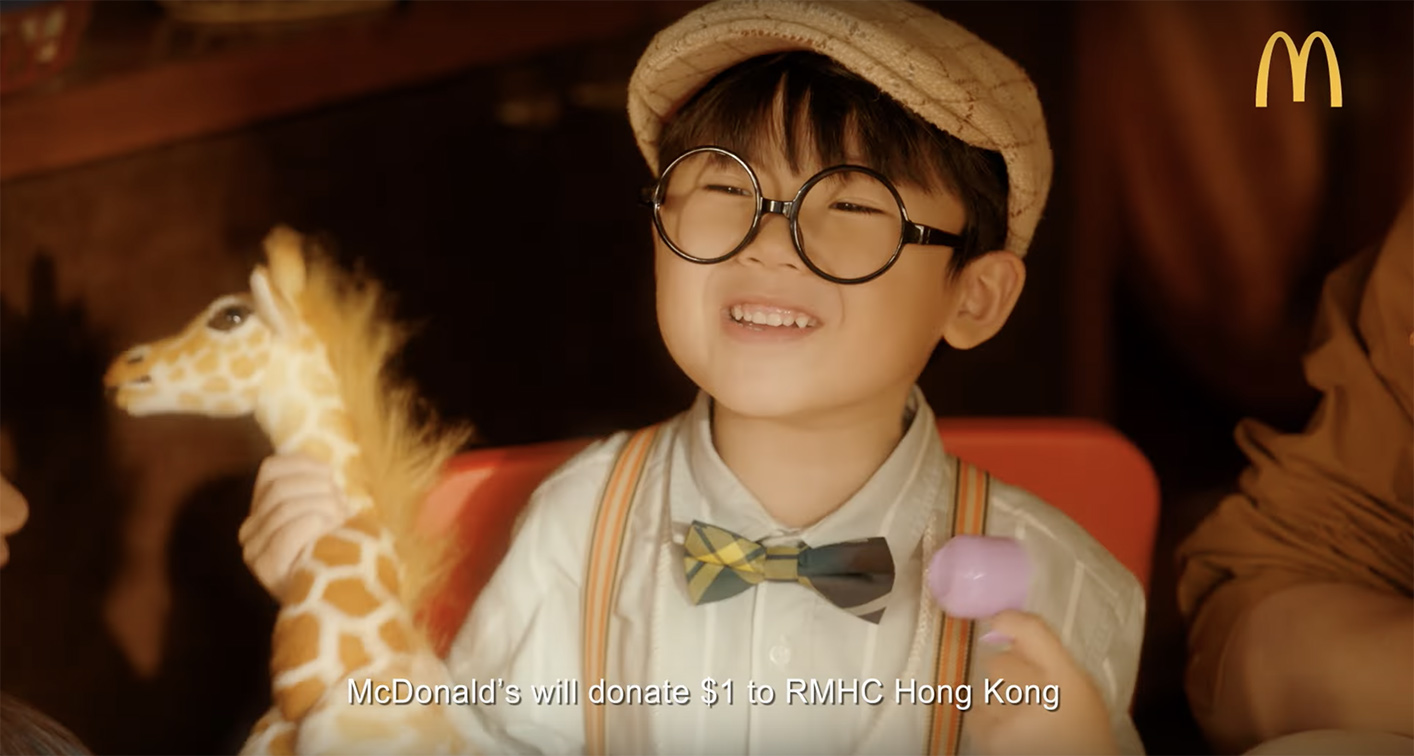 McDonald’s and DDB Group Hong Kong show that a little can mean a lot in support of RMHC