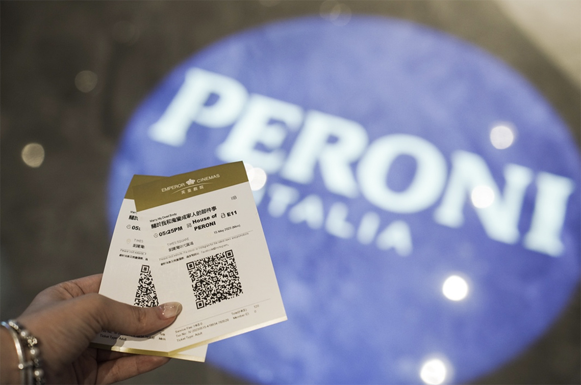 Peroni and dentsu take over Emperor Cinema in Hong Kong to launch ‘House of PERONI’ experience