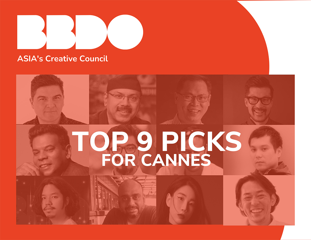 BBDO Asia’s Creative Council highlights top 9 works submitted for Cannes 2023