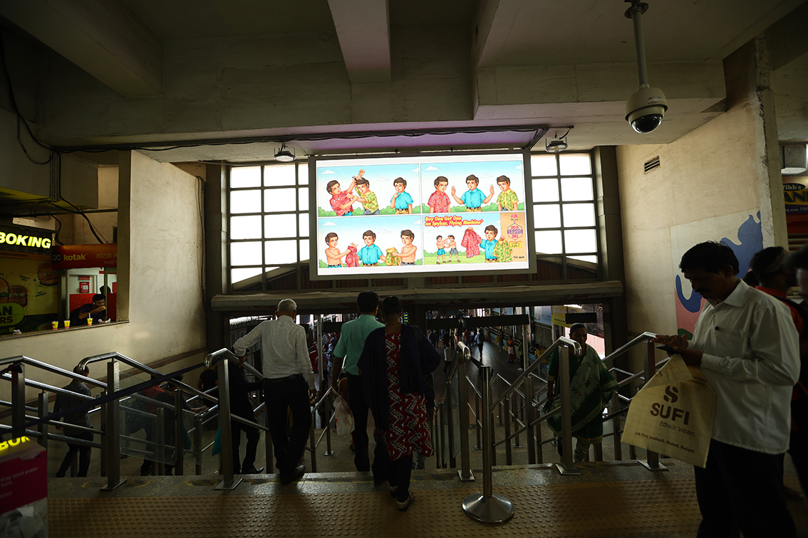 Talented Mumbai creates Adarsh Balak billboards that feel more like graffiti and less like ads