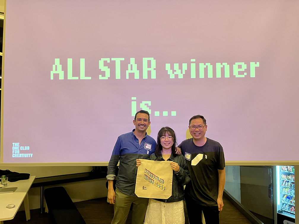 Jodi Ong to represent Singapore in the The One Club’s Portfolio Night All-Stars challenge