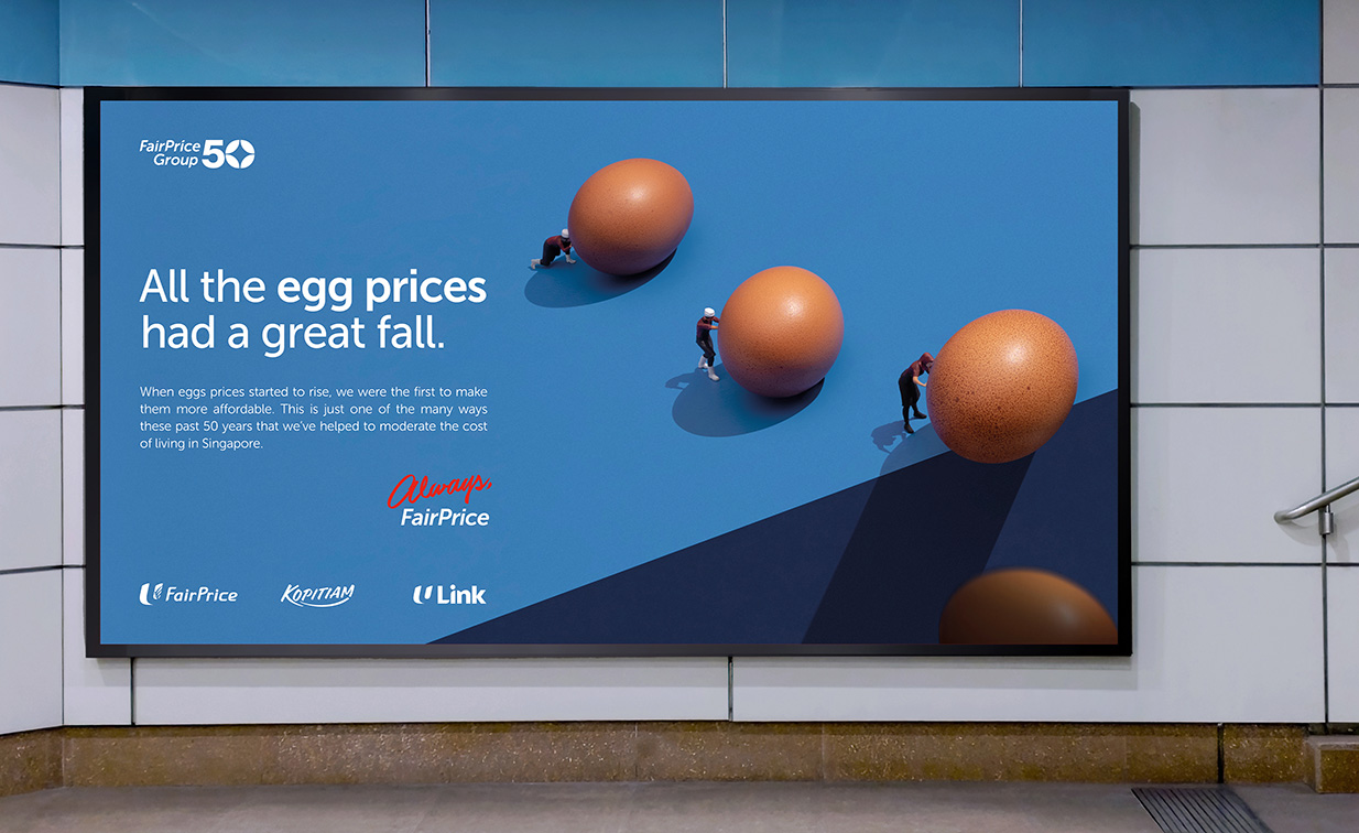 FairPrice Group rolls out new campaign via The Secret Little Agency celebrating its 50th birthday