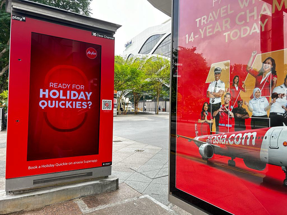 AirAsia launches OOH “YASSS to Holiday Quickies” voice-activation campaign