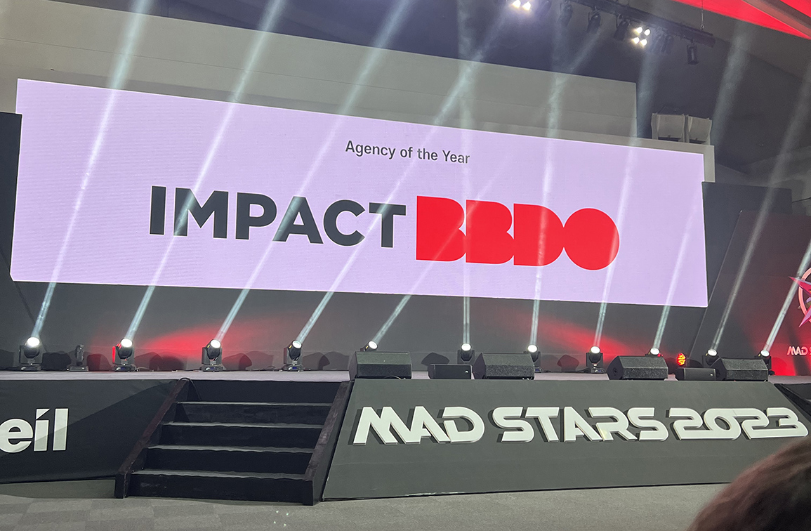 IMPACT BBDO named Global Agency of the Year at MAD Stars 2023 for the second year in a row