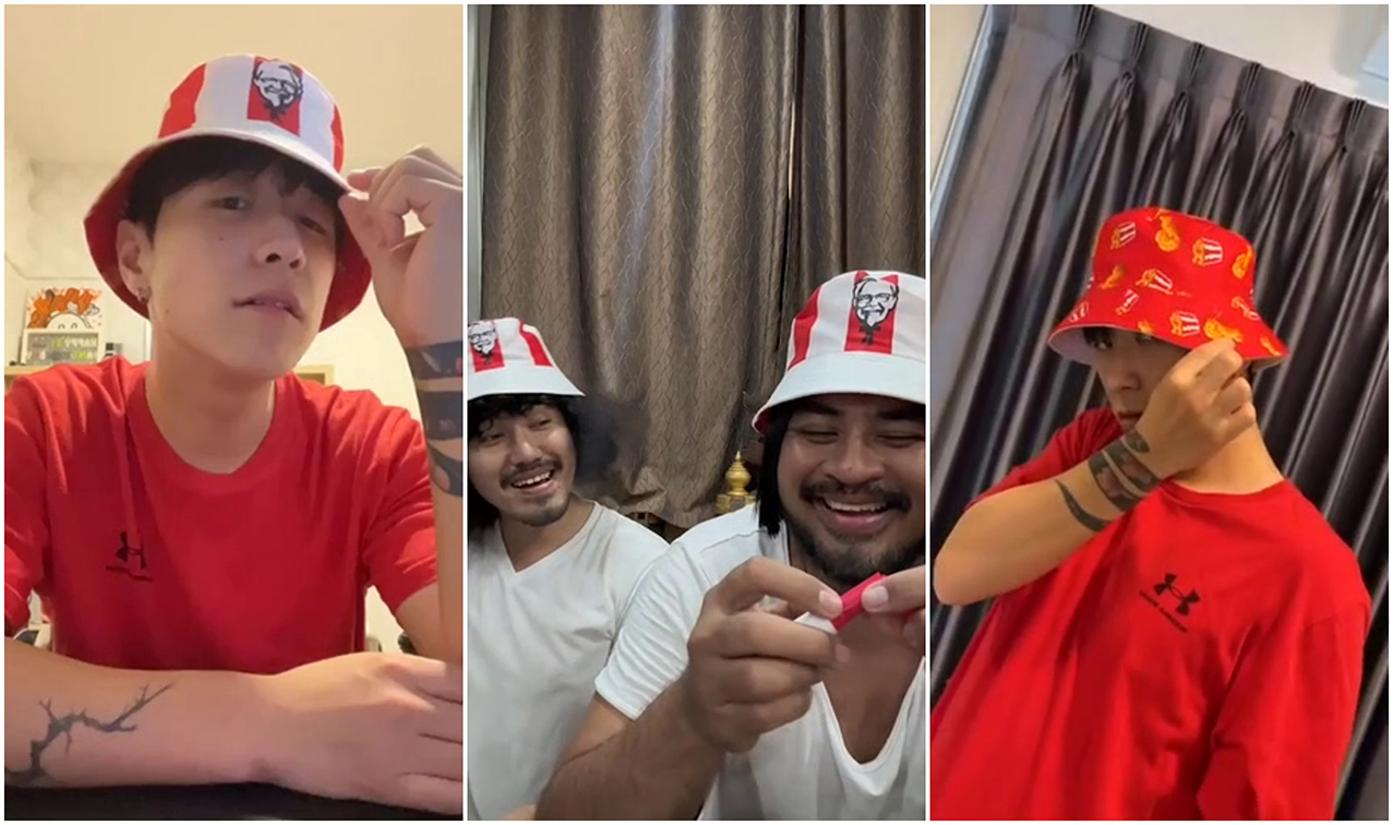 Thailand’s iconic KFC Bucket Hat goes viral
