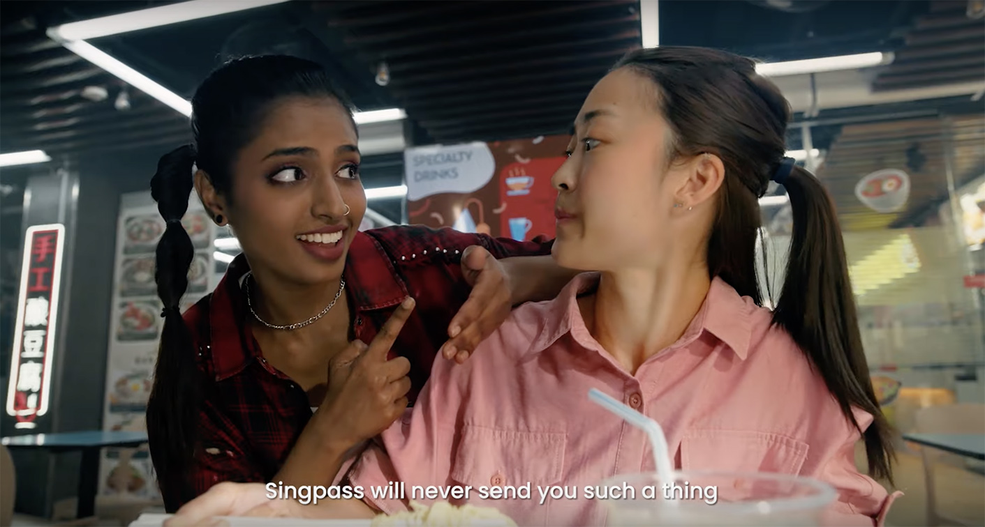 distillery Singapore encourages vigilance amongst Singpass users via music video