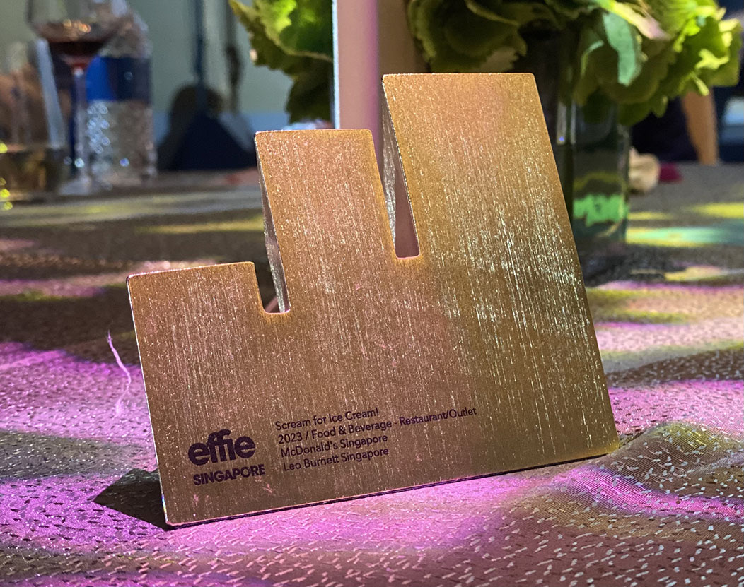 Publicis Groupe wins all golds awarded at Singapore Effies; Publicis Singapore named AotY