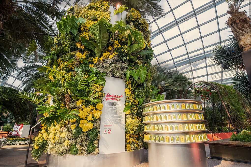 Forsman & Bodenfors kicks off new Yeo’s integrated brand campaign with drinkable garden activation at Gardens by the Bay