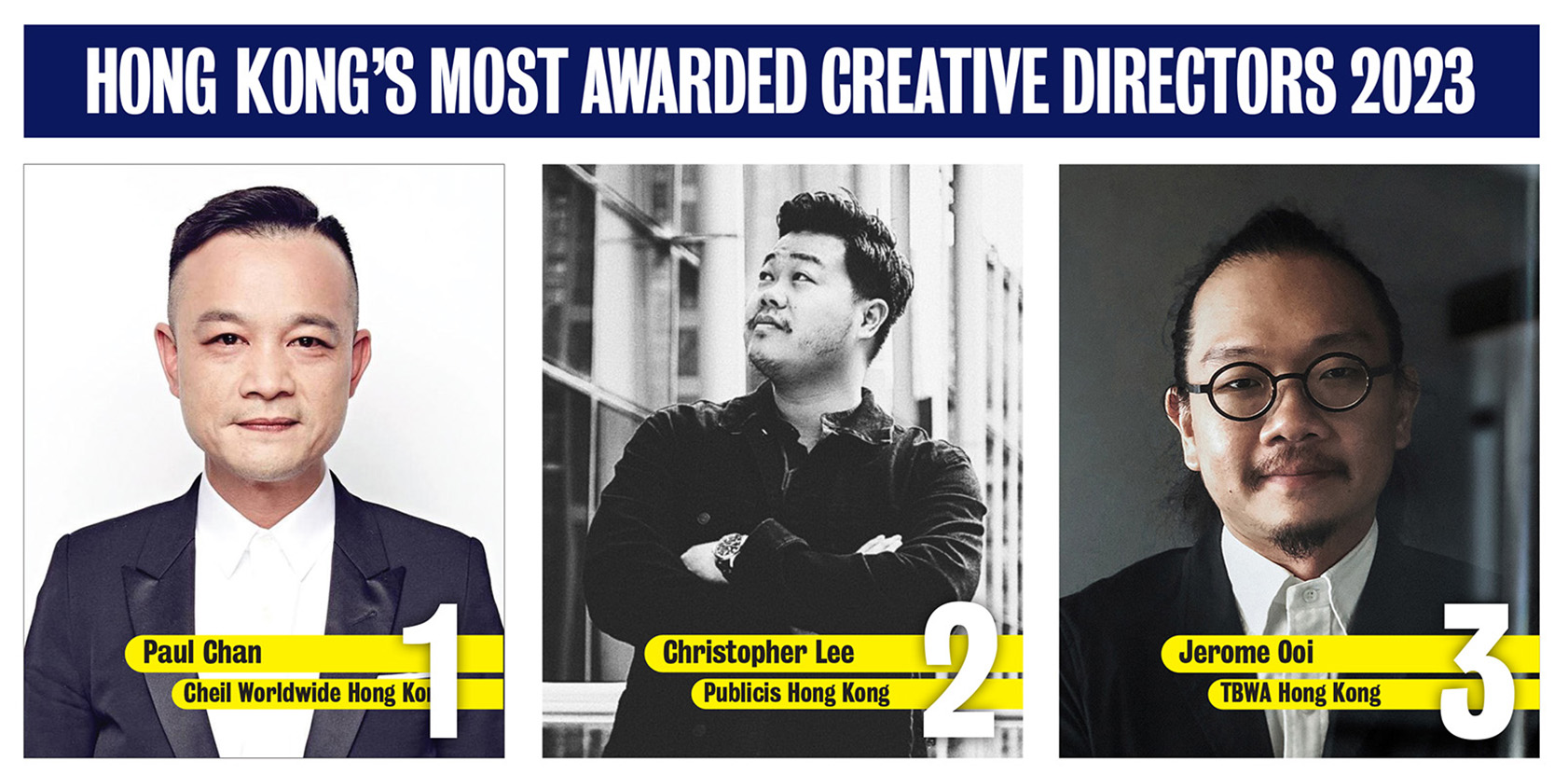 2023 Campaign Brief Asia’s Creative Rankings: Cheil Worldwide continues to rank #1 most awarded agency in Hong Kong with Publicis #2