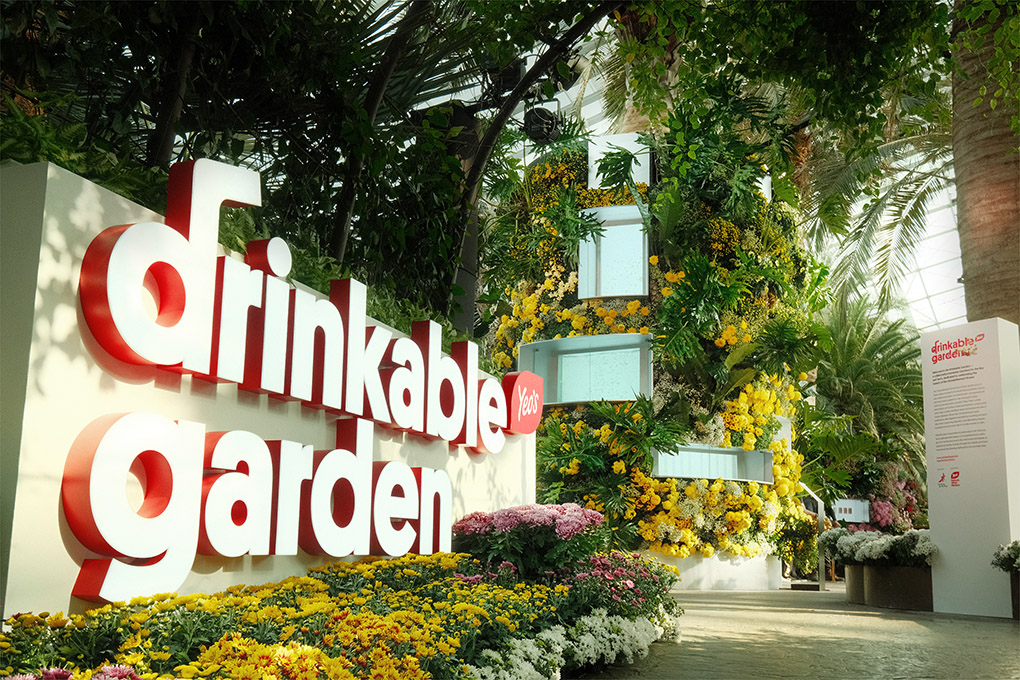 Forsman & Bodenfors kicks off new Yeo’s integrated brand campaign with drinkable garden activation at Gardens by the Bay