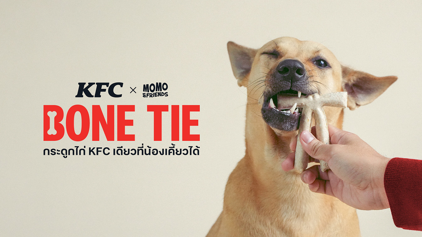 Wunderman Thompson + KFC Thailand release the ‘KFC BONE TIE’ to celebrate International Dog Day