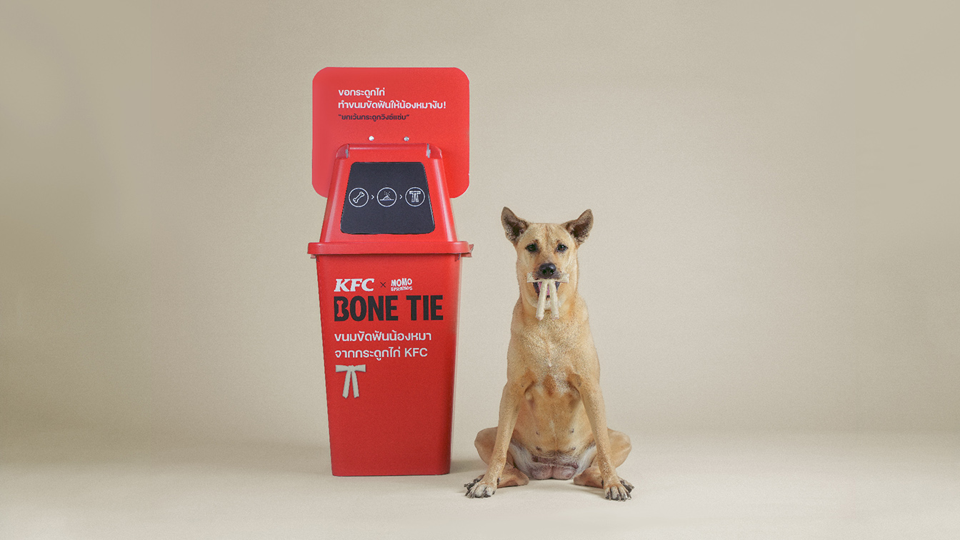 Wunderman Thompson + KFC Thailand release the ‘KFC BONE TIE’ to celebrate International Dog Day