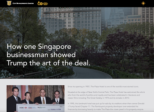 Blak Labs Singapore launches 60th anniversary campaign for City Developments Limited
